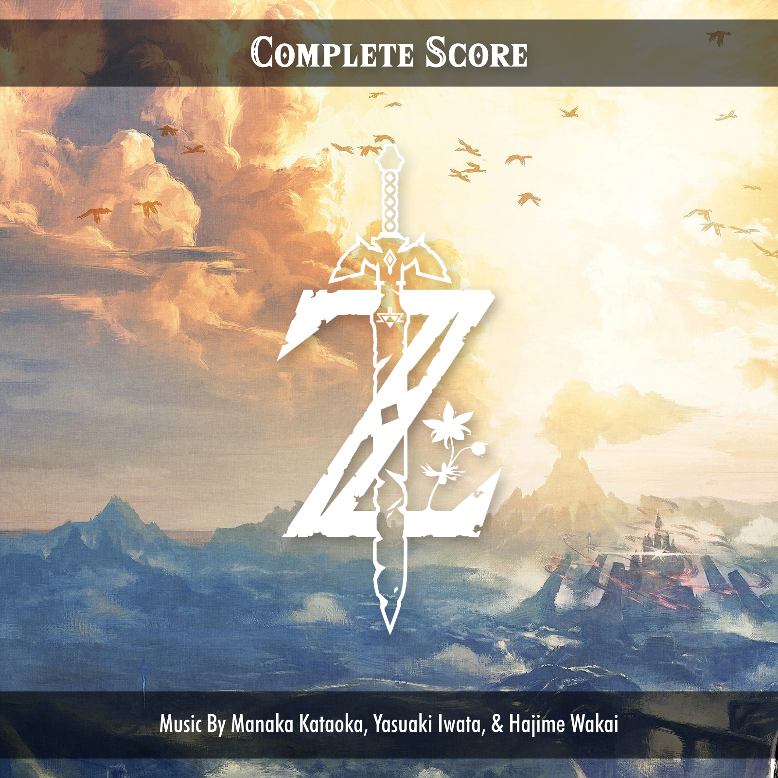 Alternate album cover I made for Breath of the Wild 2