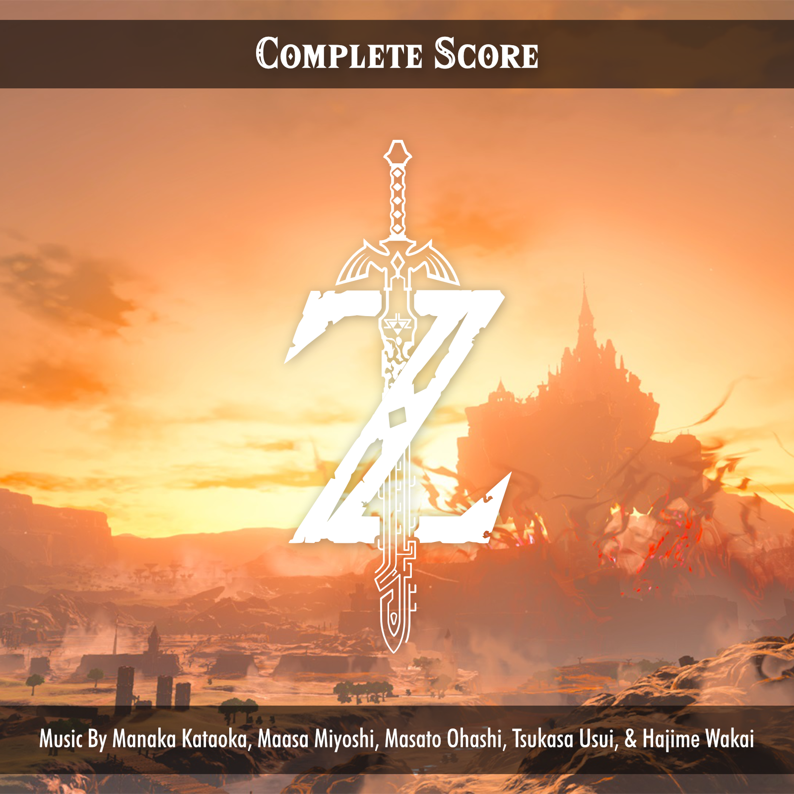 Alternate album cover I made for Tears of the Kingdom 1