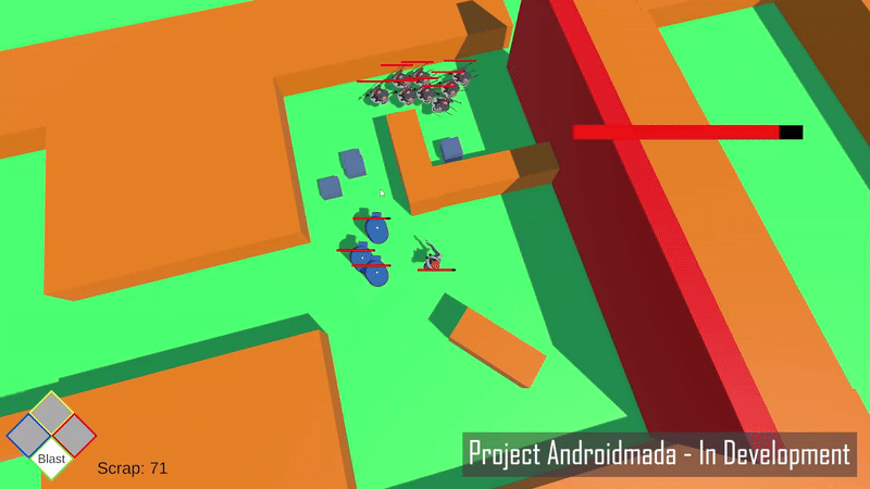 Example of Blast Ability in its current state in project: Breakernam/Androidmada