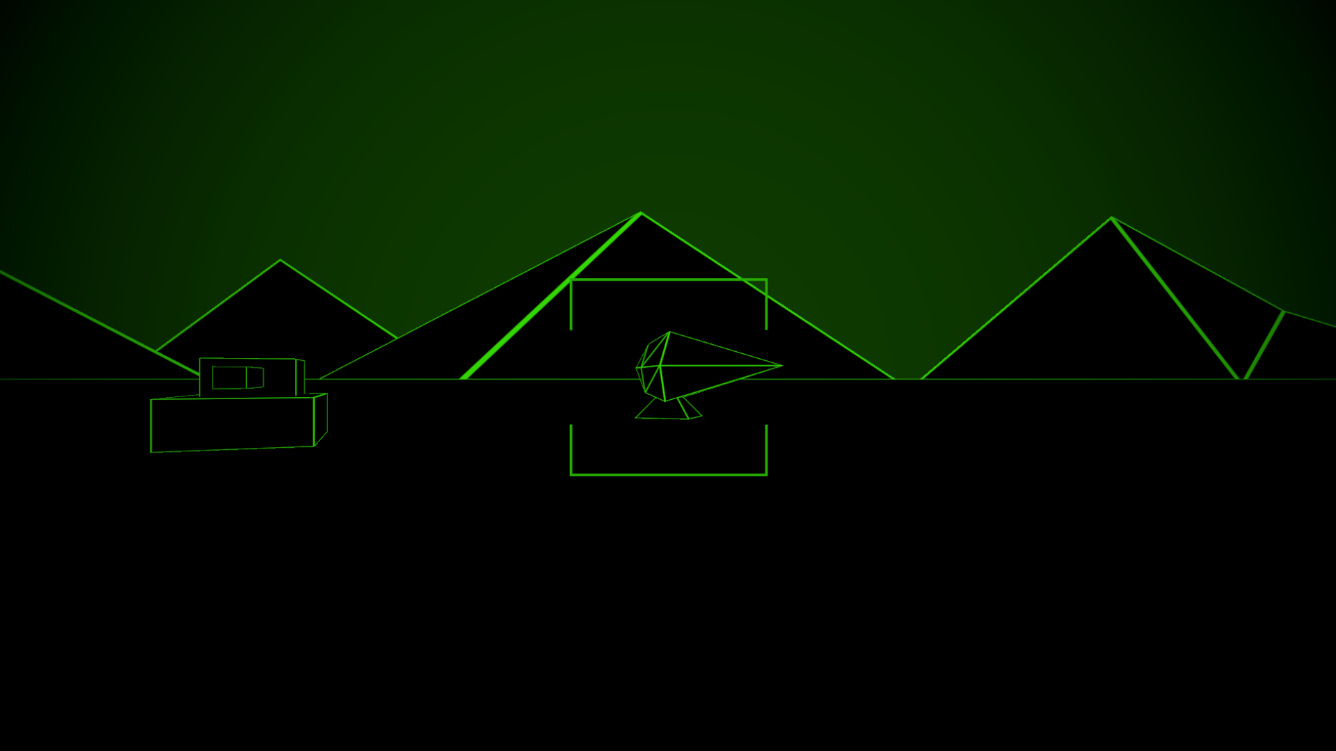 Screenshot from Battlezone Clone Game 1