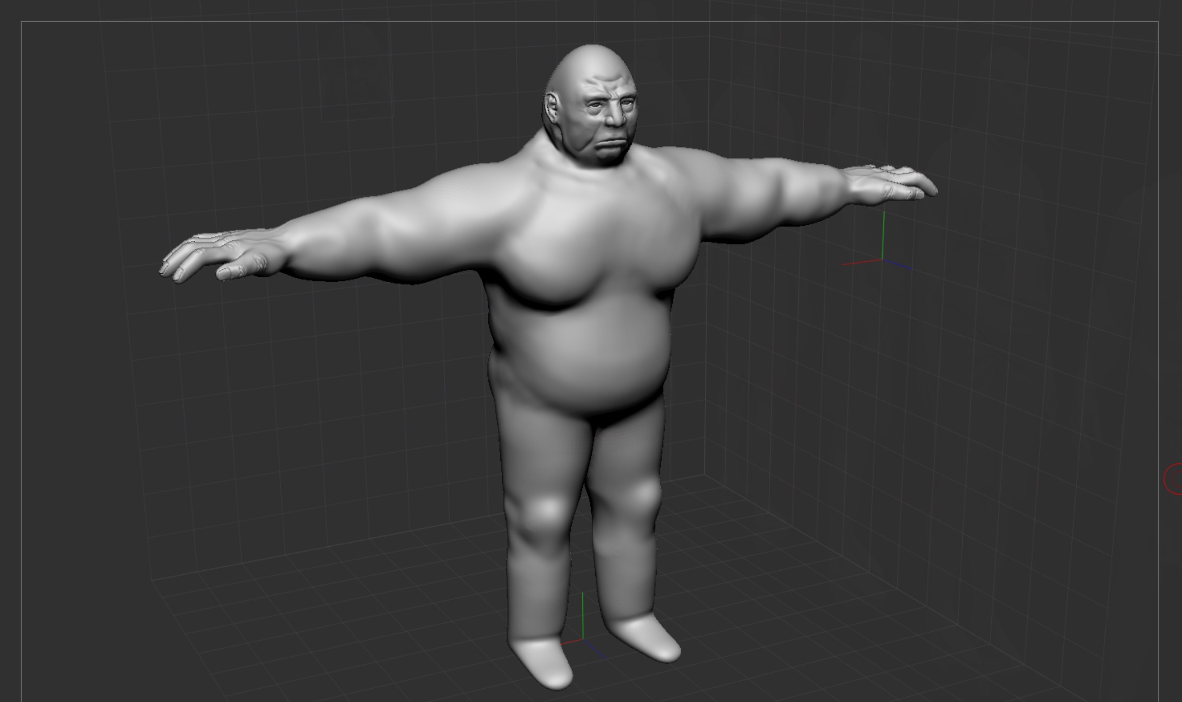 Sculpting Cyberpunk Mob Boss 3D Model One