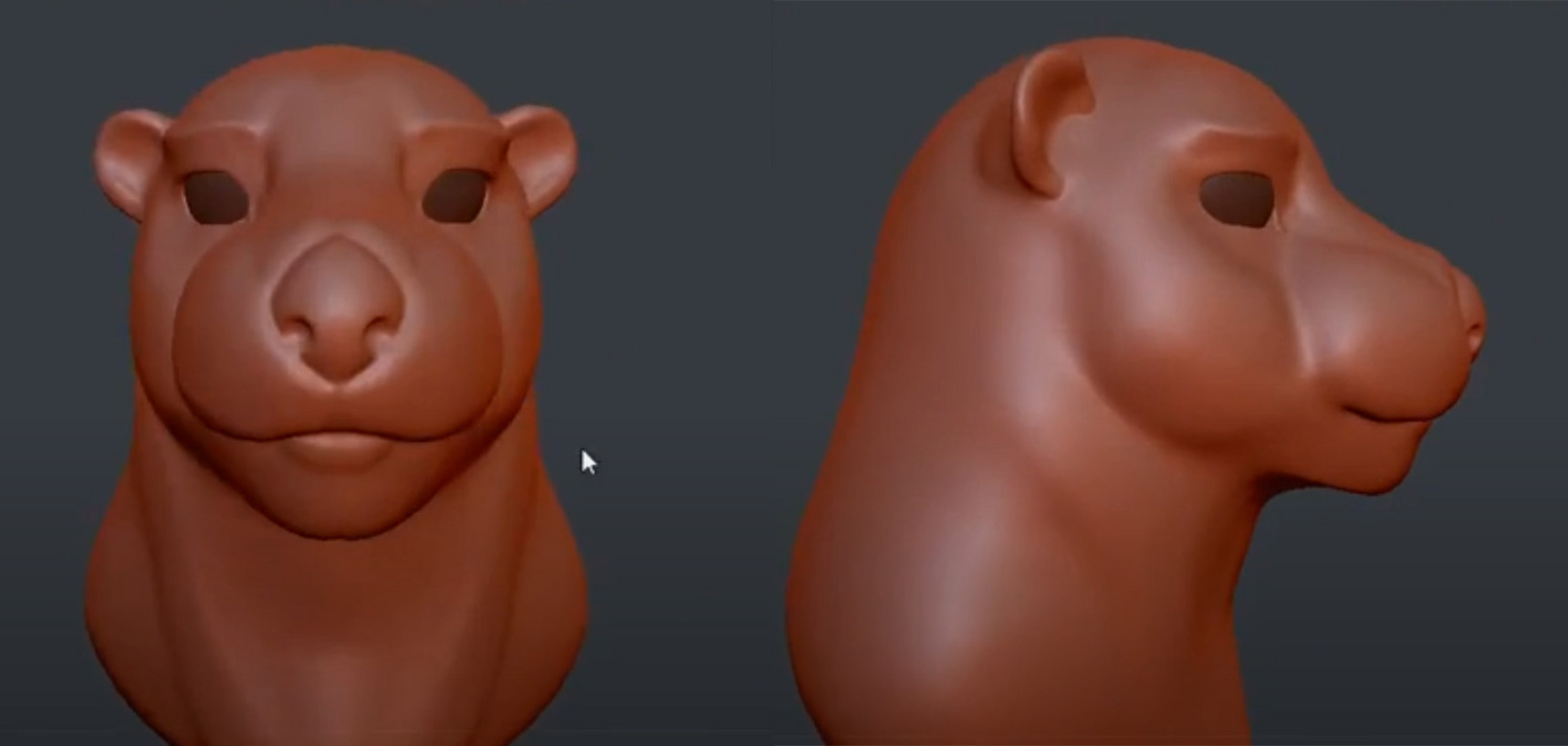VTuber 3D Model Head Reference