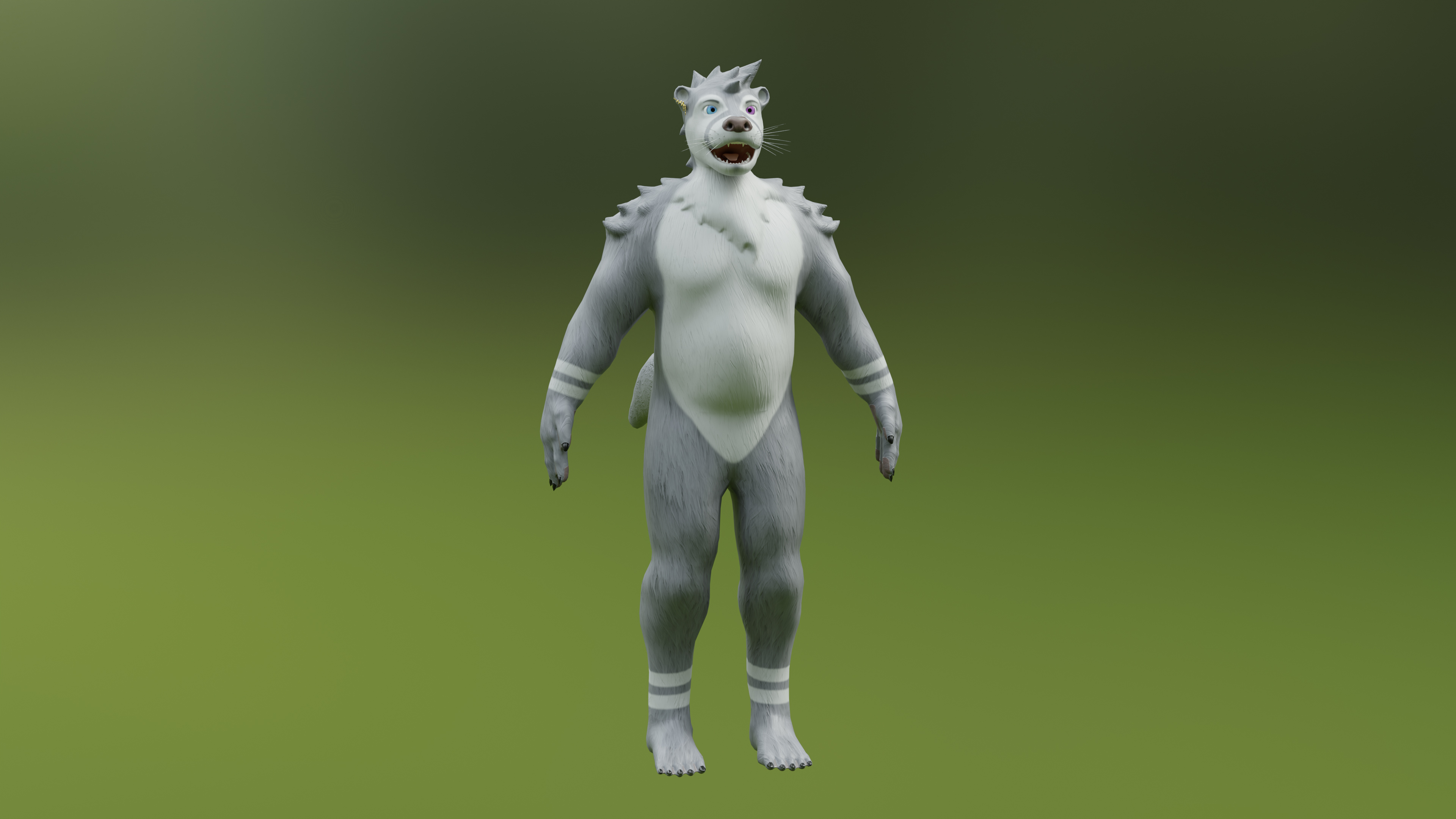 Lupa VTuber Model Render - Body