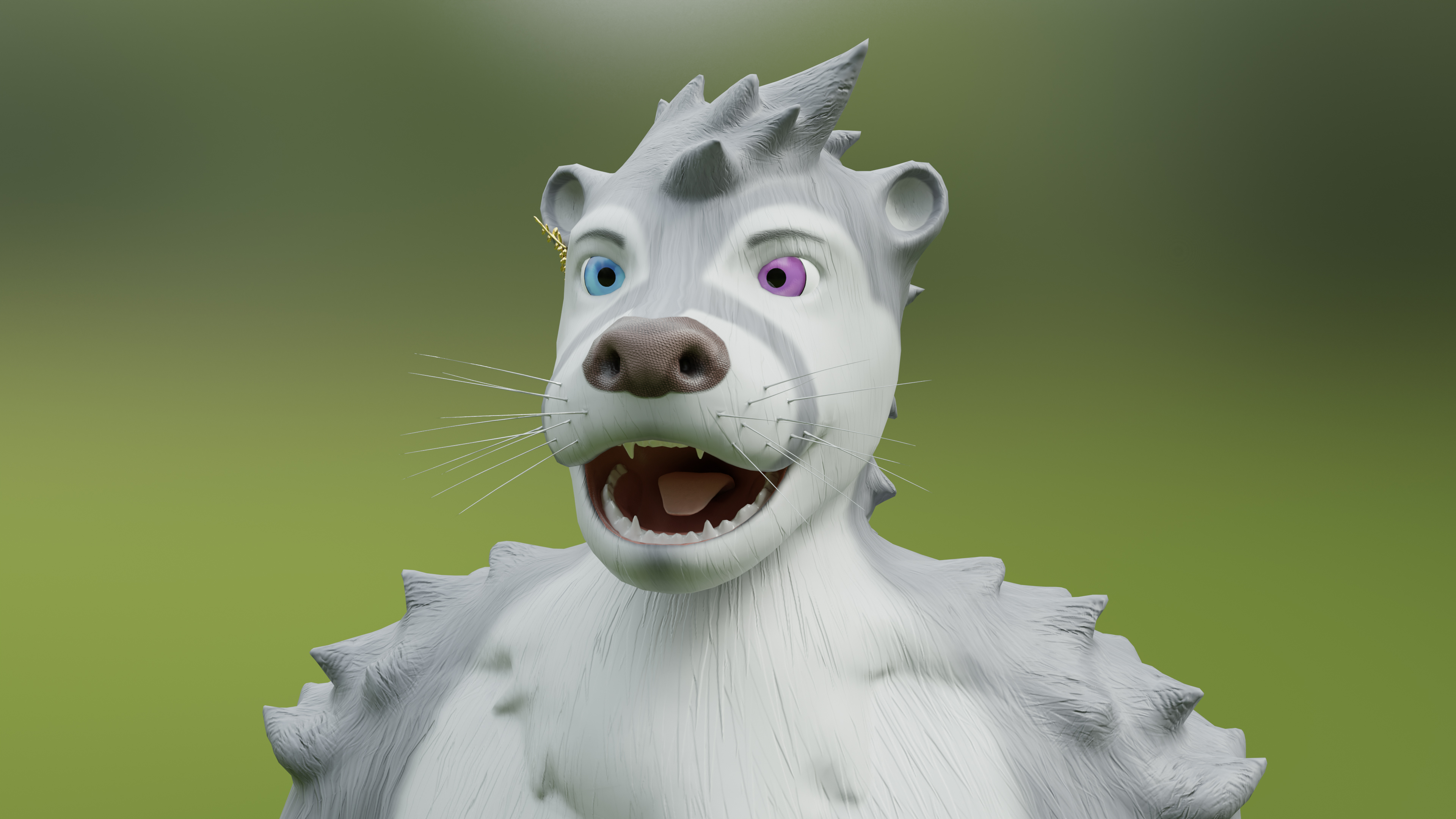 Lupa VTuber Model Body - Head