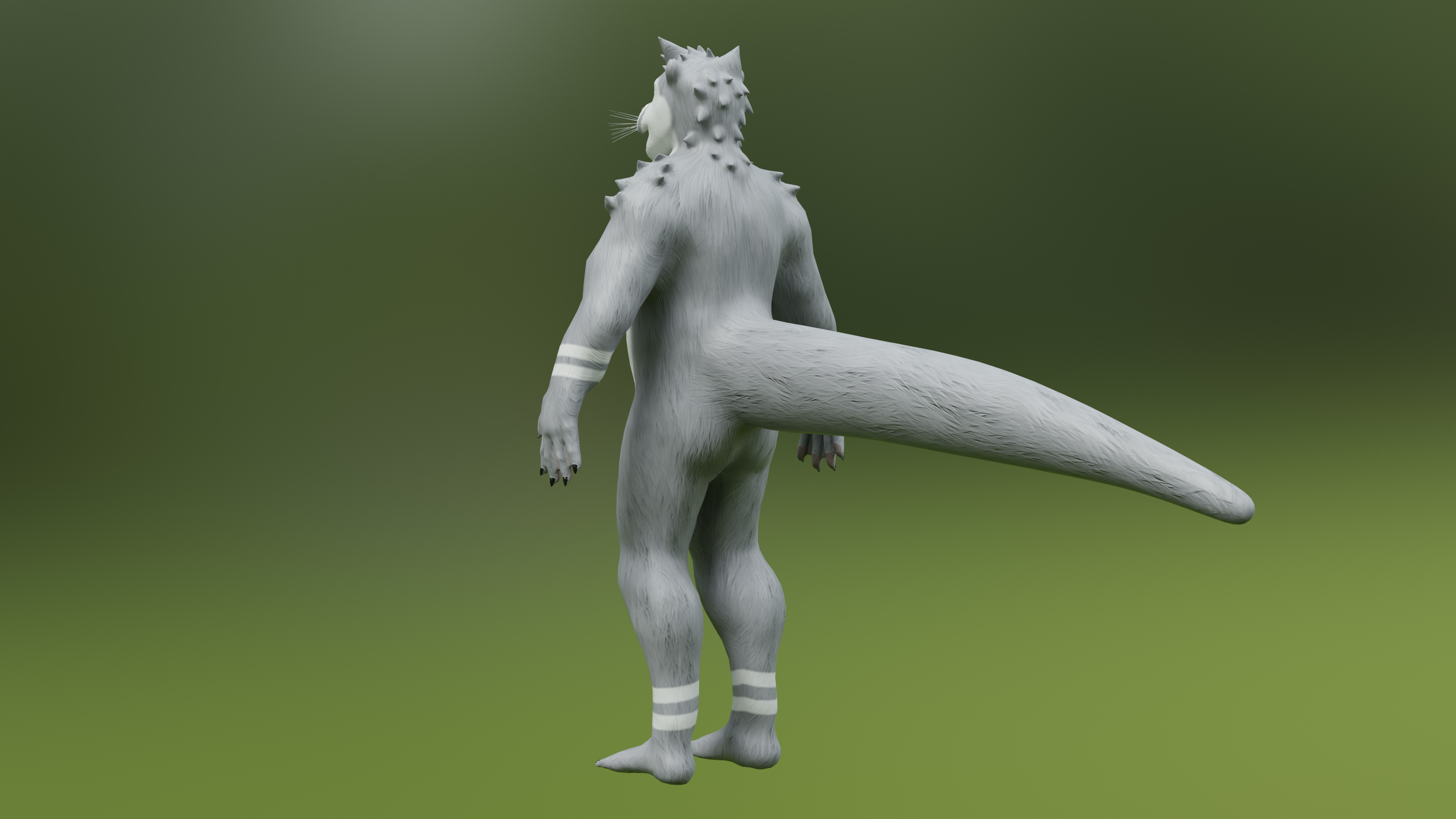 Lupa VTuber Model Body - Back