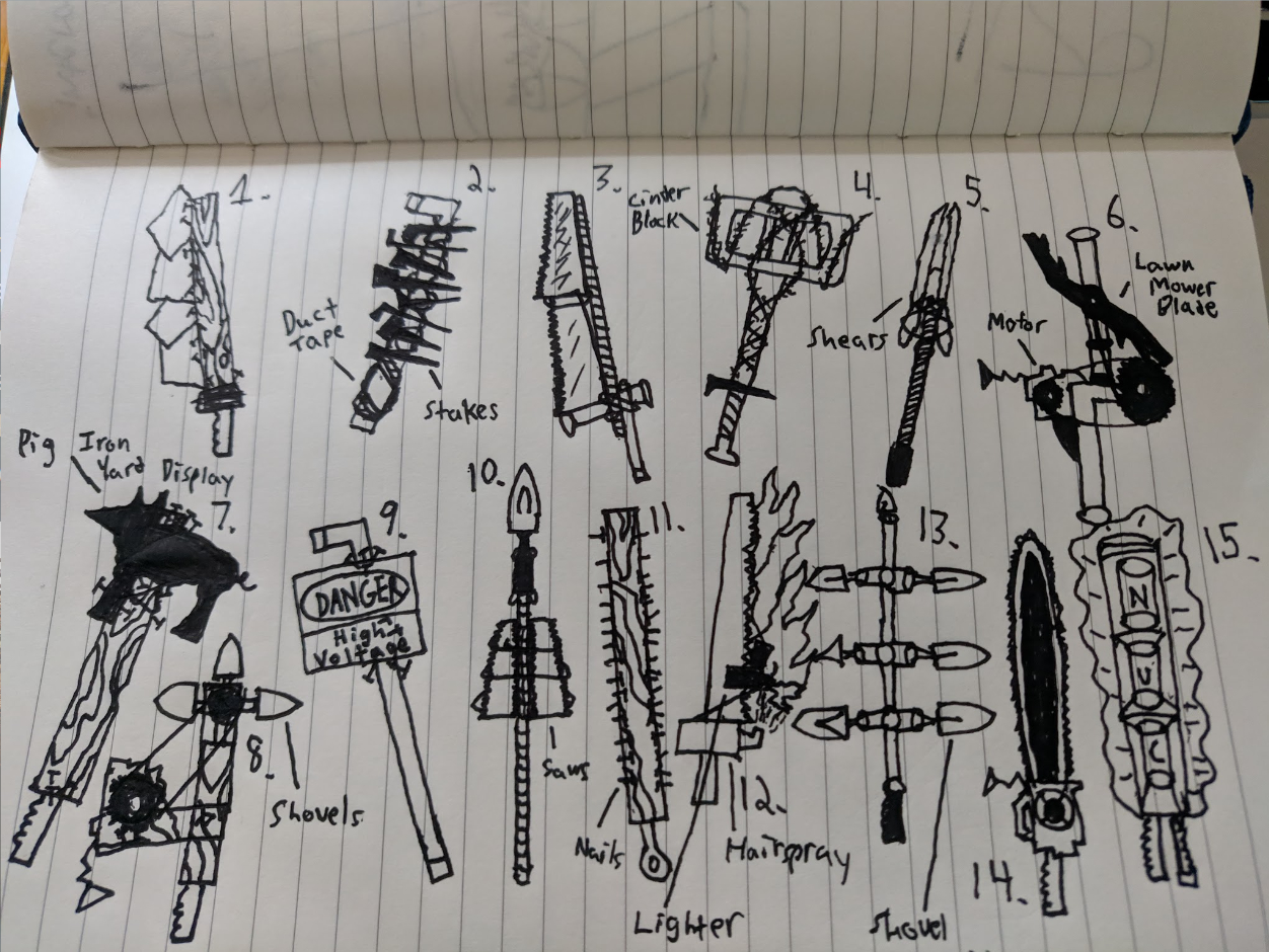 Cleaver Post Apocalyptic Weapon Concept Art One