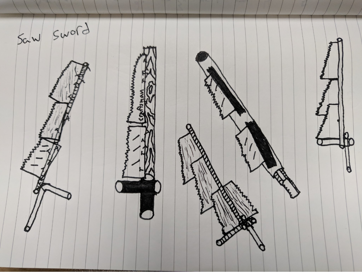Cleaver Post Apocalyptic Weapon Concept Art Two